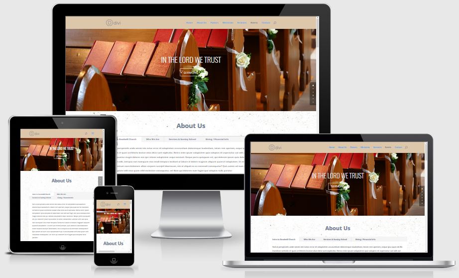 DIVI Layout for Church