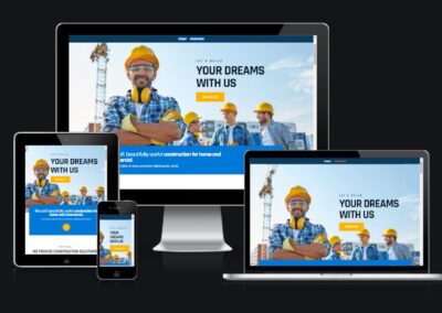 DIVI Layout for Construction Company